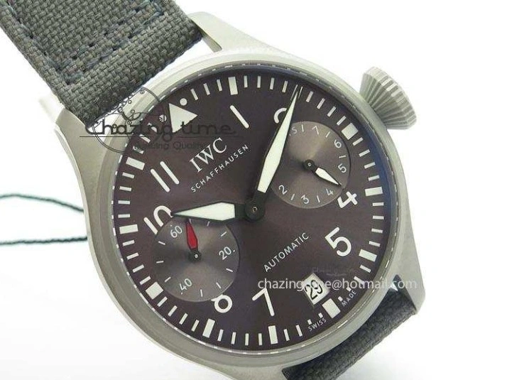 MIROTIME 0117 SunProtective Big Pilot Real PR IW500910 “Patrouille Suisse” ZF 1:1 Best Edition On Gray Nylon Strap 7278